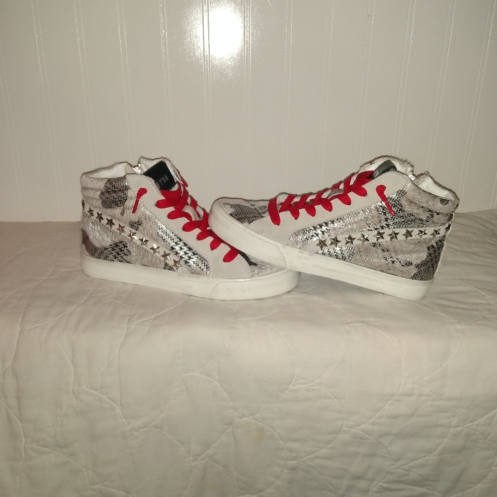 NEW Steve Madden Kenzie Calf Hair High Top Size 8